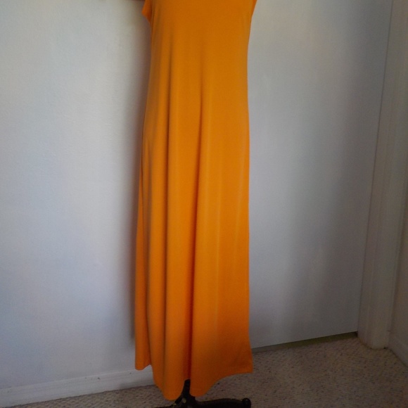 Orange Maxi Dress/Lounge Dress - Picture 3 of 5